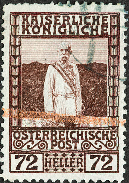 istock Habsburg royalty on an old Austrian postage stamp 184609267