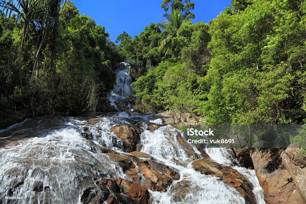 Cachoeira de Namuang - Foto de stock de Azul royalty-free