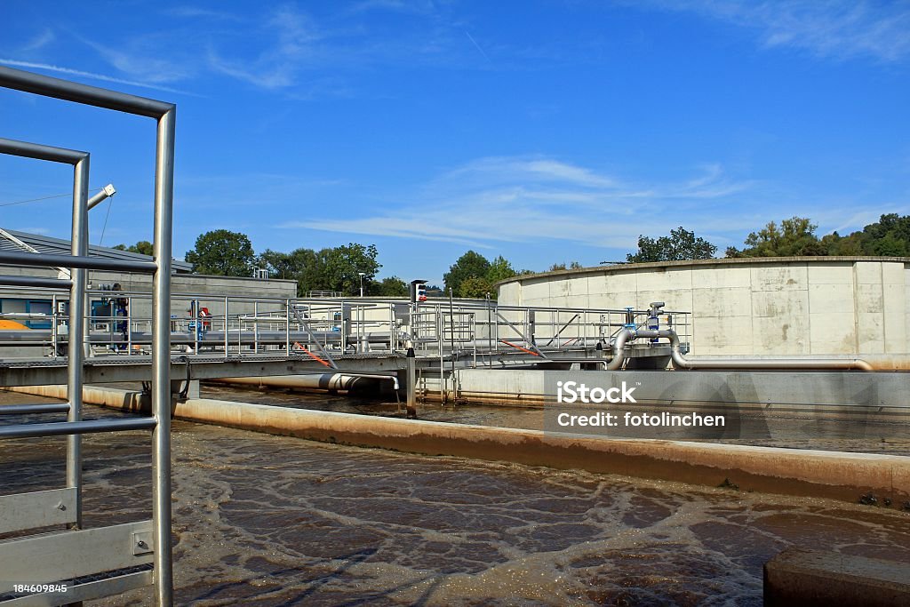 Abwasser-Behandlung - Lizenzfrei Abwasser Stock-Foto