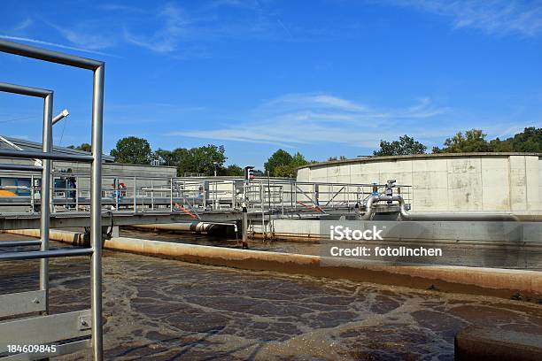 Abwasserbehandlung Stockfoto und mehr Bilder von Abwasser - Abwasser, Wasserpumpe, Fabrik