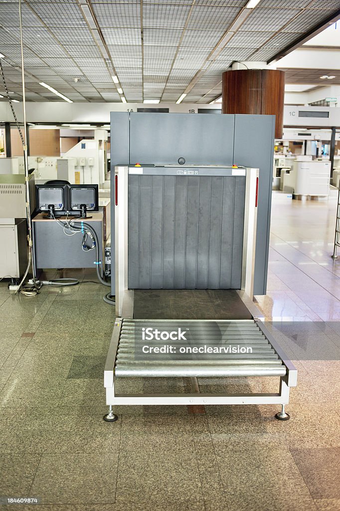 Flughafen Gepäck Scanner - Lizenzfrei Computerbildschirm Stock-Foto