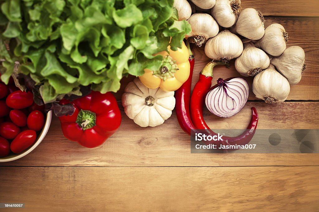 Vegetales frescas - Foto de stock de Ajo libre de derechos