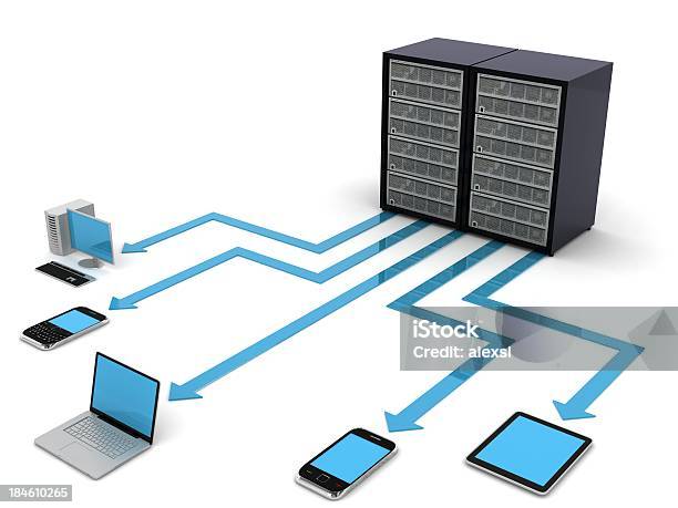 Rete Di Computer - Fotografie stock e altre immagini di Accessibilità - Accessibilità, Attrezzatura informatica, Caratteri digitali