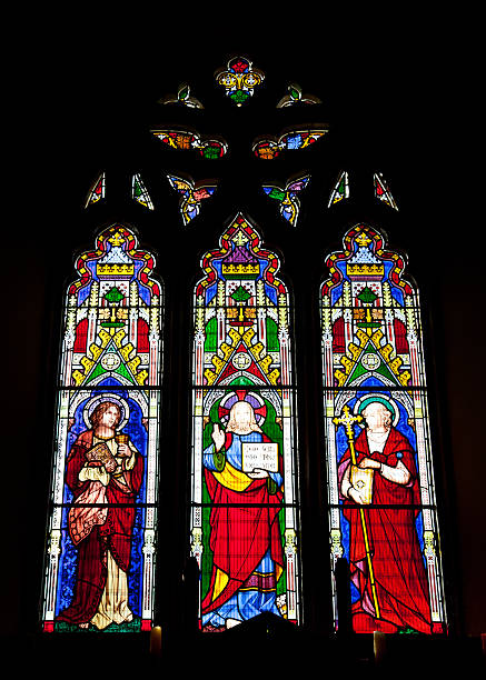 istock Stained Glass Church Window Tasmania 184610768