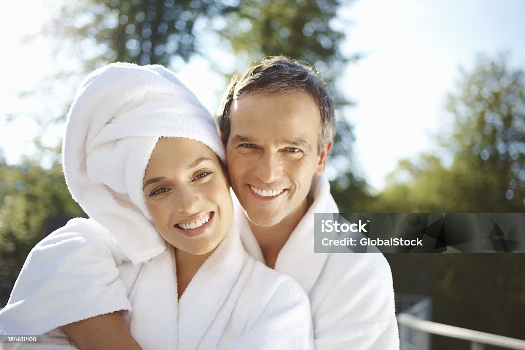 Casal feliz juntos - Foto de stock de Adulto maduro royalty-free