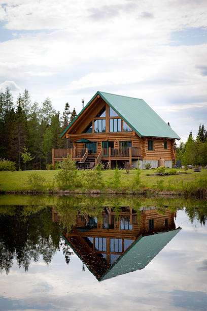 istock Wooden Cottage, Log Home, Log Cabin 184611992