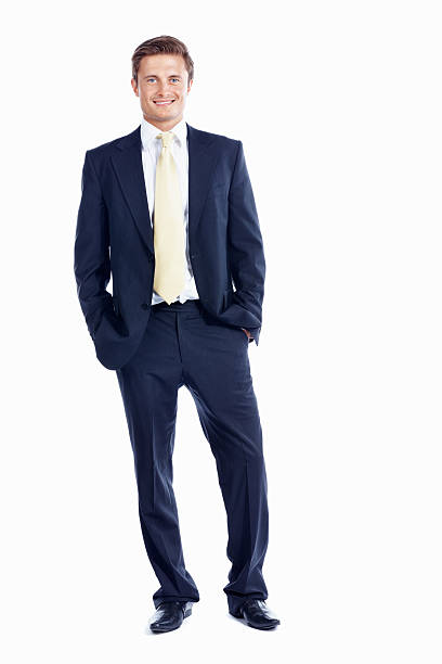 istock Smiling business man with confidence 184612546