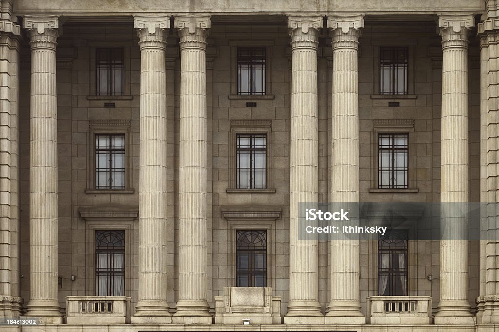 Klassische Säulen des alten Gebäude - Lizenzfrei Alt Stock-Foto