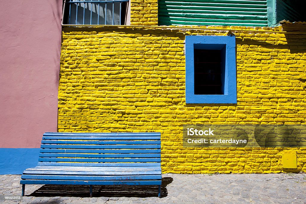 La Boca neighborhood, Buenos Aires, Argentina "The local landmark neighborhood and tourist attraction called La Boca, located in Buenos Aires, Argentina, South America.  This is a colorful barrio that features brightly painted houses on the main caminito." 21st Century Stock Photo