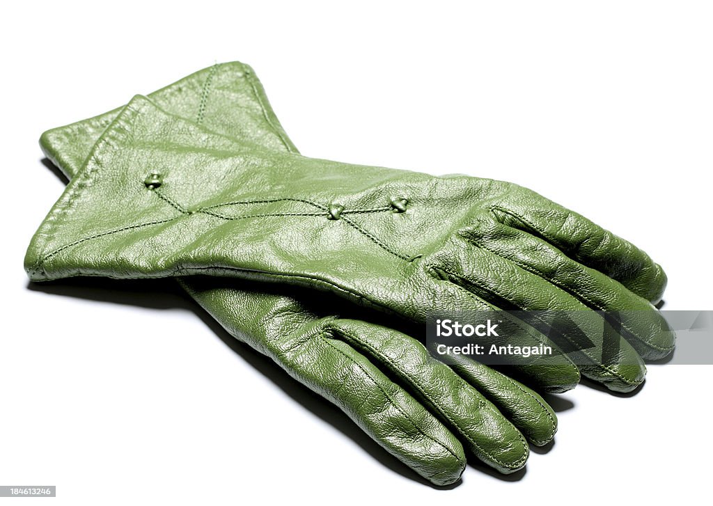 Guanto verde - Foto stock royalty-free di Adulto