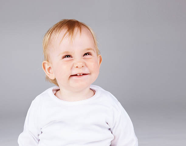 istock Baby with cute smile 184613616