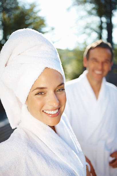 istock Smiling woman with man 184613725
