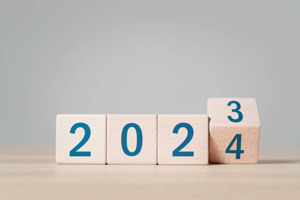 2024年成長事業。2023 年から 2024 年に変更された木製ブロック、新年のコンセプトの目標目標事業コストと予算計画を設定します。