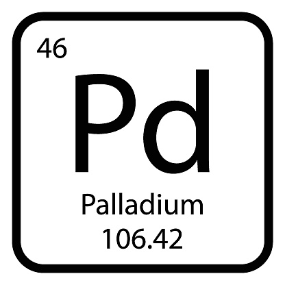 Palladium icon vektor illustration design