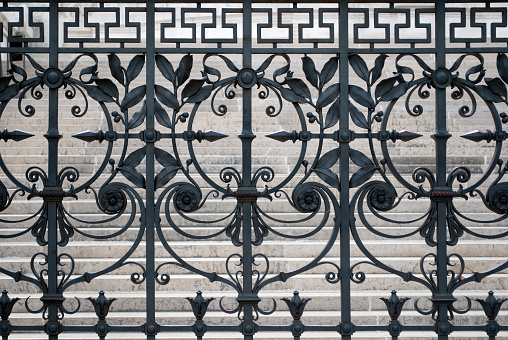 Old fence - Gate of Vittorio Emanuelle II - Rome