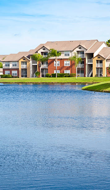 istock Apartments on a Lake 184614650