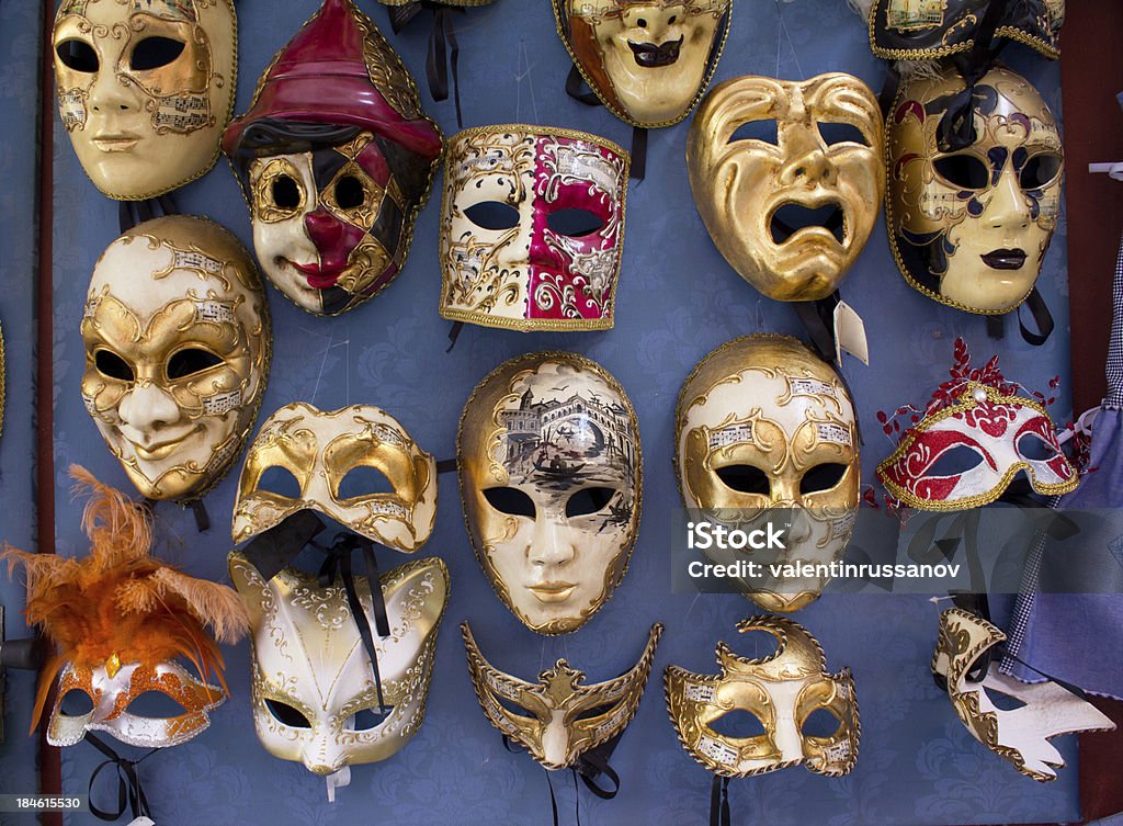 Maschere di carnevale - Foto stock royalty-free di Bambola - Giocattolo