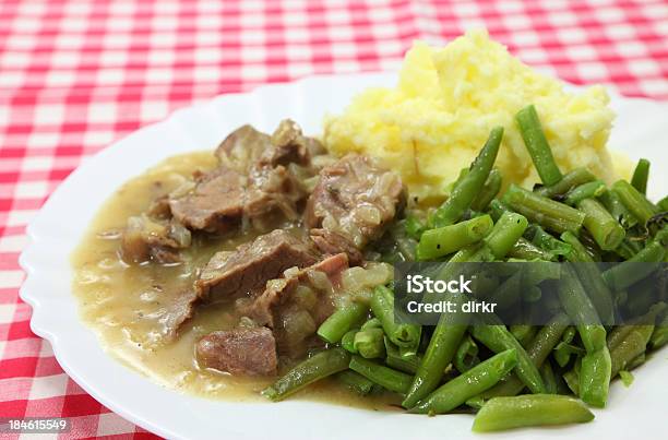 Carne De Cebola - Fotografias de stock e mais imagens de Batatas Preparadas - Batatas Preparadas, Carne, Carne Vermelha