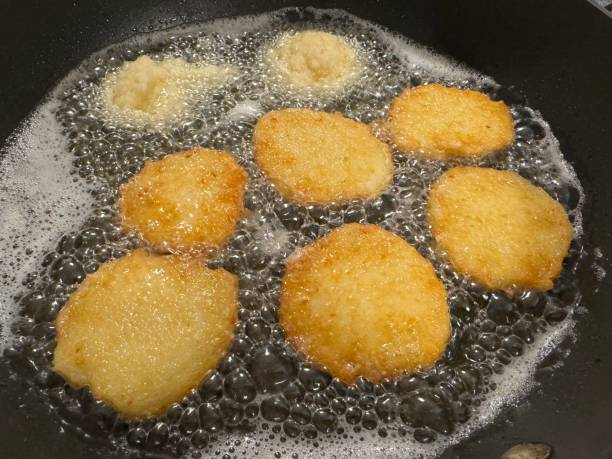 istock Cooking latkes for Hanukkah night 4 dinner 1846156437