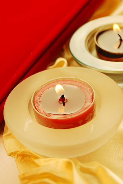 istock Candles and jewellery box in background 184615701