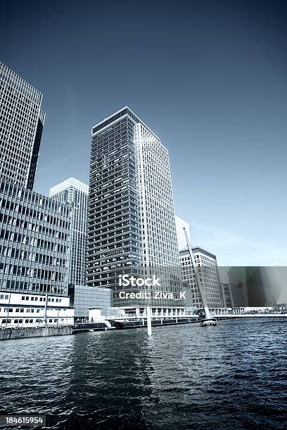 Canary Wharf Stock Photo - Download Image Now - Architecture, Blue, Bridge - Built Structure