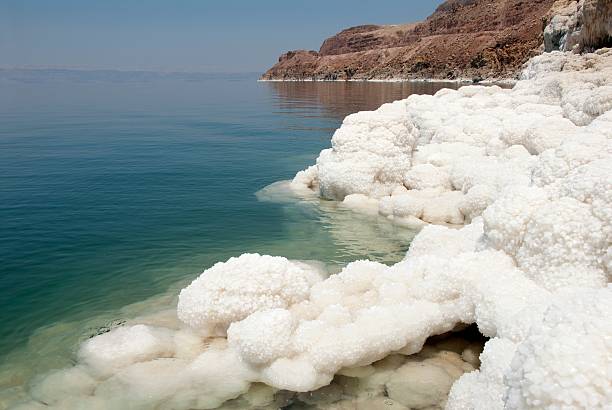 mar morto bellezza - marine salt foto e immagini stock