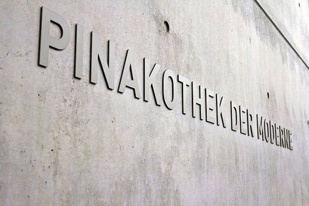 Pinakothek der Moderne in Munich stock photo