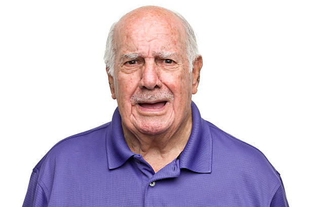 istock Senior Man With Mouth Open 184617070