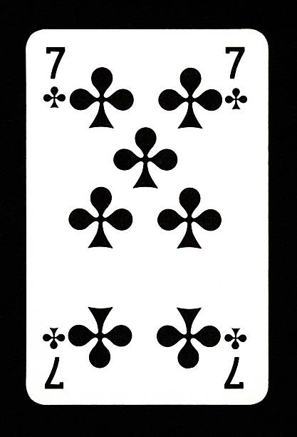 istock Playing Card: Seven of Clubs 184618140