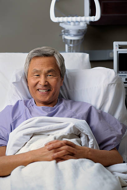 istock Senior Asian Male Patient 184618205