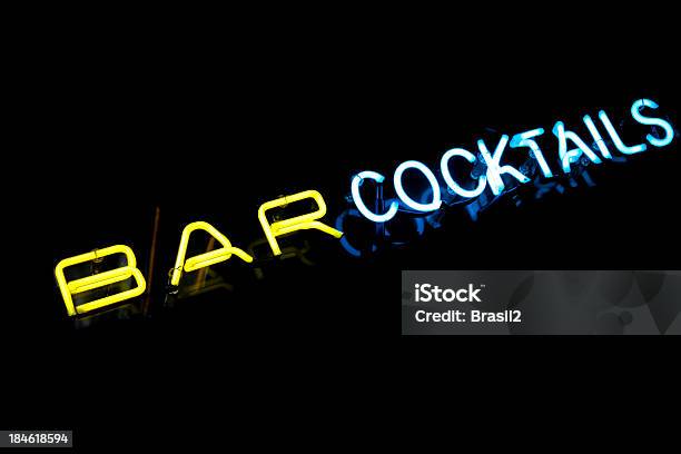 Neon Bar Cocktails Stock Photo - Download Image Now - After Work, Alcohol - Drink, Arts Culture and Entertainment