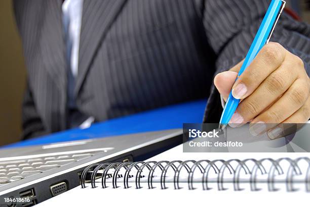 Office Hours Stock Photo - Download Image Now - Ballpoint Pen, Blank, Blue