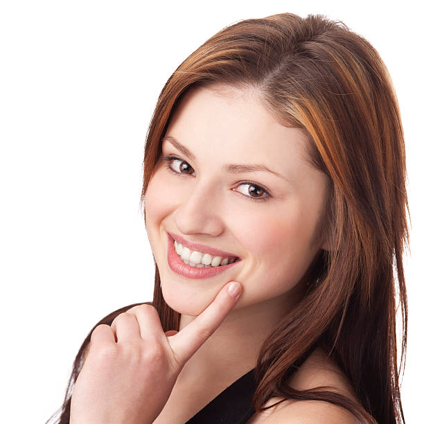 istock Young woman smiling 184618768