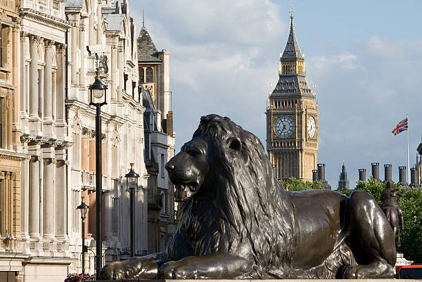 istock London,Big Ben and Trafalgar Square 184619935