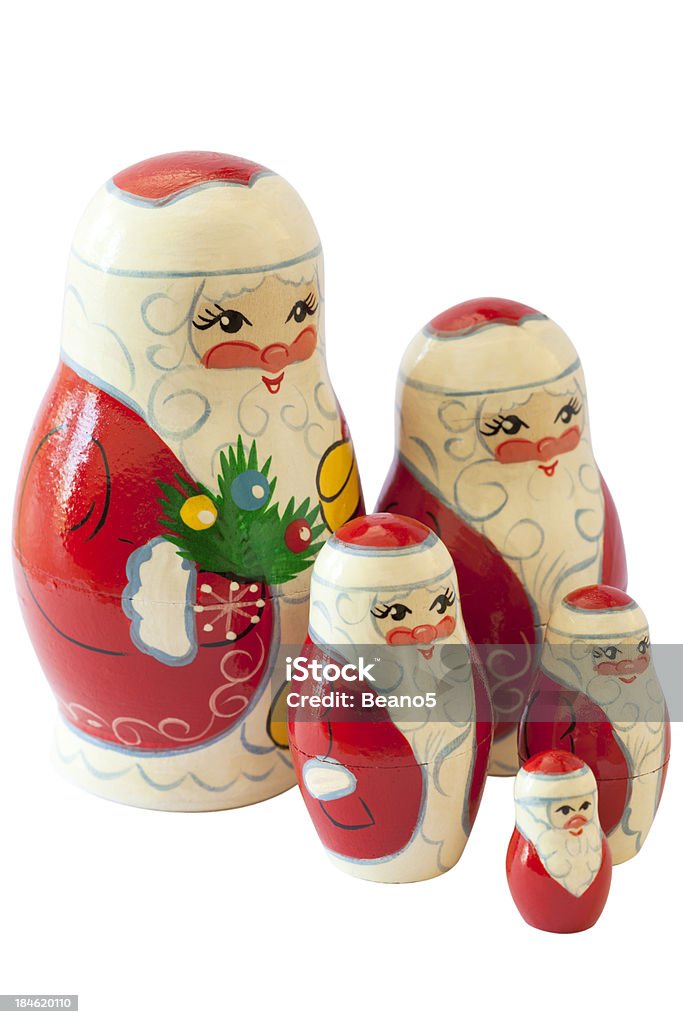 Santa Babuschka-Puppe - Lizenzfrei Babuschka-Kopftuch Stock-Foto