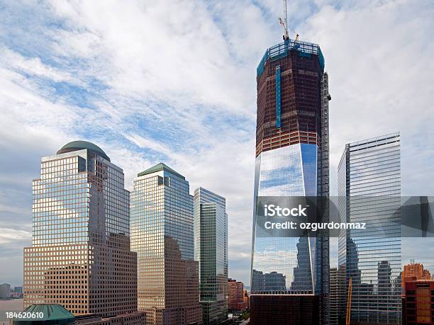 World Trade Centernew York - Fotografie stock e altre immagini di Cantiere di costruzione - Cantiere di costruzione, One World Trade Center, Industria edile