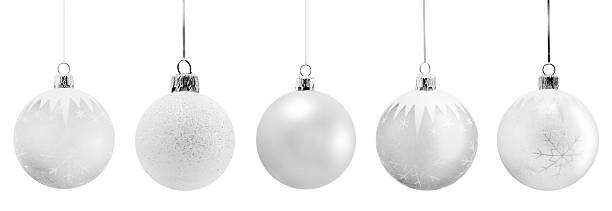 고급 크리스마스 장식품 - christmas ornament christmas decoration white 뉴스 사진 이미지