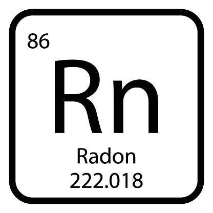 Radon icon vektor illustration design