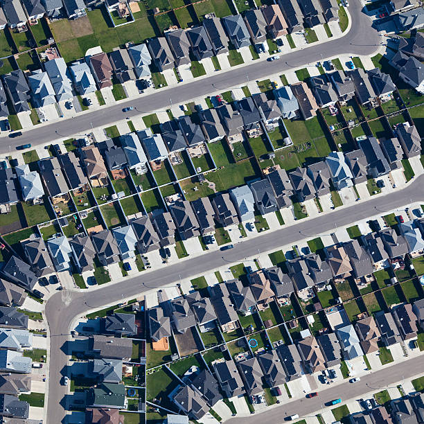 istock Modern Homes, Aerial Photo 184620969