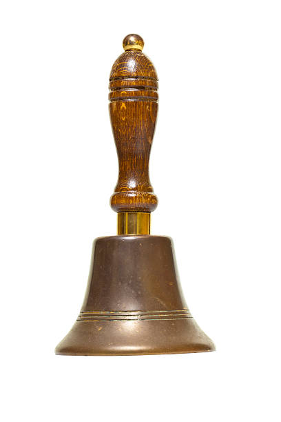 istock Hand bell antique Victorian isolated on clean white background 184621472