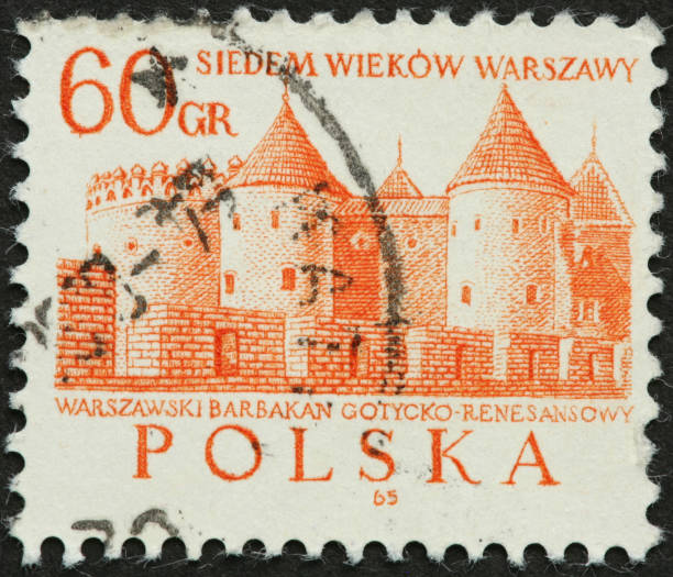 istock Barbican fort and gate medieval Warsaw, Poland 184621611