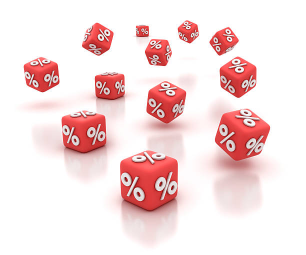 istock Cubes with Percentage Sign 184621841