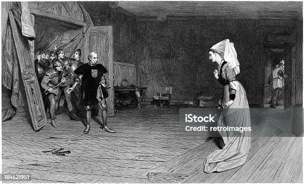 William Shakespeare Talbot I Hrabina Auvergne King Henry Vi Ilustracja - Stockowe grafiki wektorowe i więcej obrazów William Shakespeare