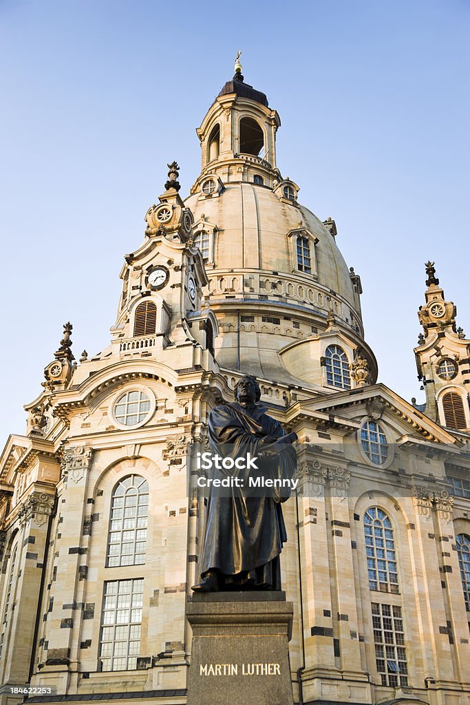 Dresden Alemanha e Monumento a Martin Luther King - Royalty-free Alemanha Foto de stock