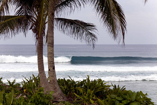 istock Philippines, Samar, Calicoan Island, ocean waves. 184622266