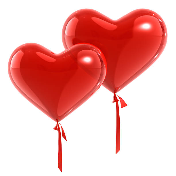 istock Pair Of Balloons Hearts 184622627