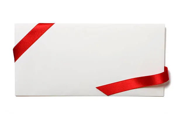 Envelope with Red Ribbon