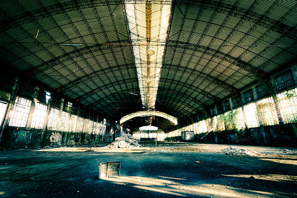 istock Interior of Abandoned Foundry 184623248