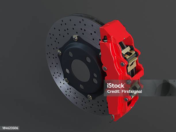 Ceramic Brake System Stock Photo - Download Image Now - Car, Alloy, Alloy Wheel