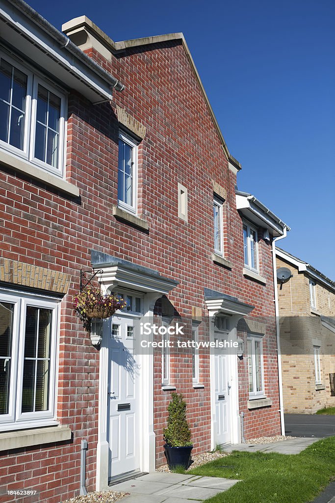 Luxury new home Luxury new home in UK house estateSimilar here: Brick Stock Photo